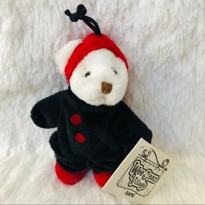 LUCKY LADY BUG Wee Bear Village Ganz Vintage